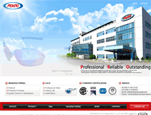 Tablet Screenshot of proheroeyewear.com